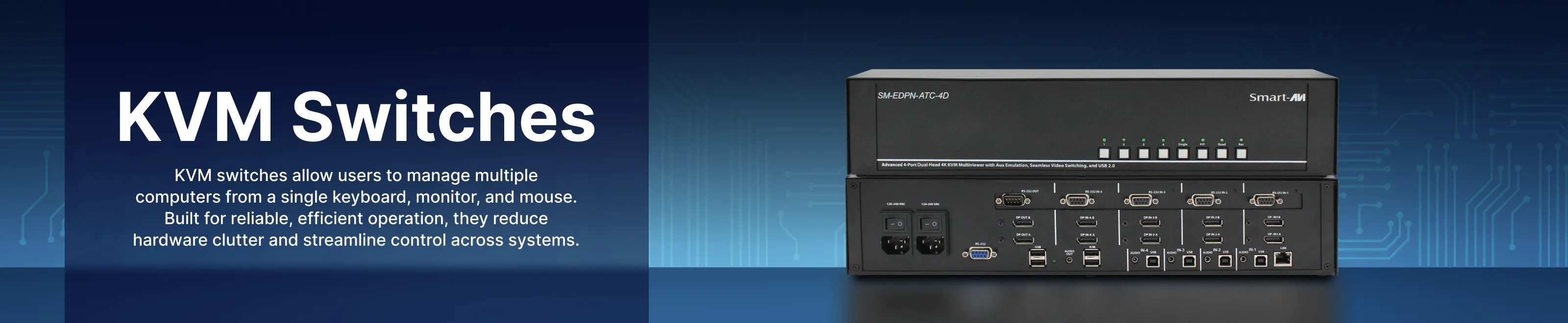 KVM Switches Banner