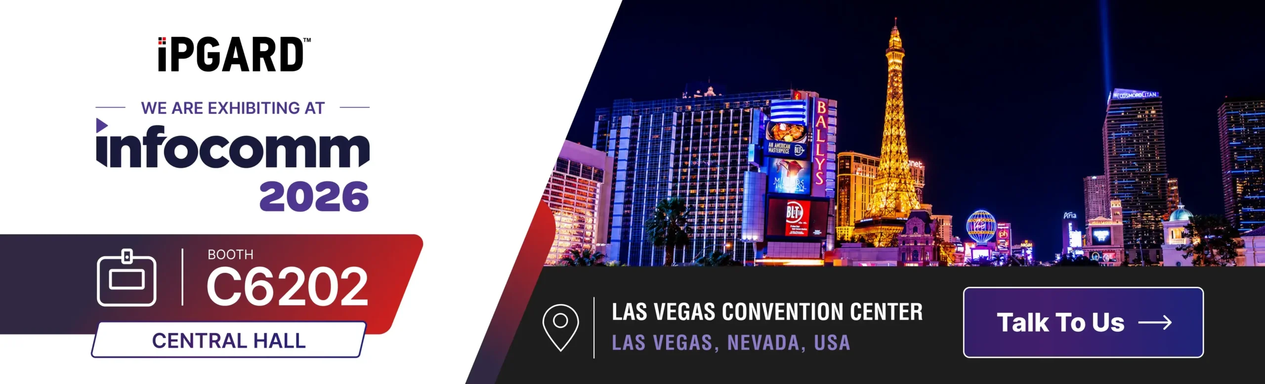 iPGARD exhibiting at InfoComm 2026 Booth C6202 Central Hall