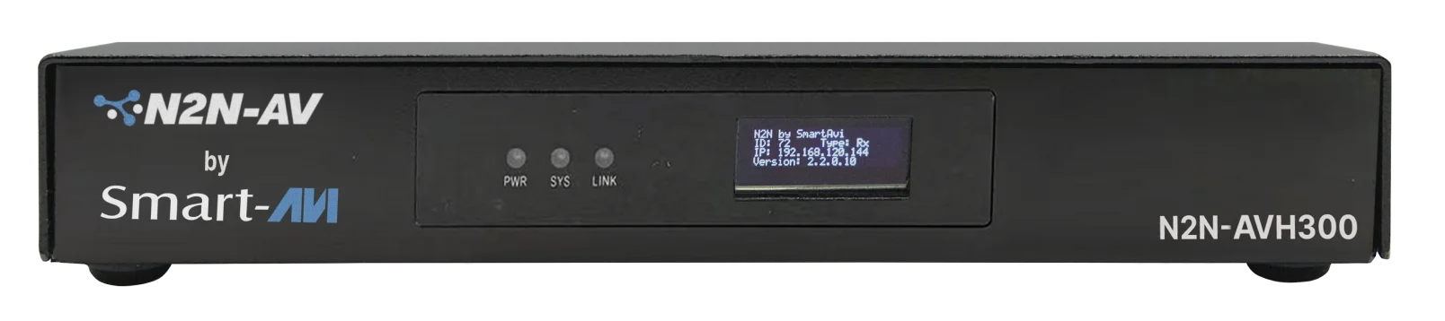 Front view of the SmartAVI N2N-AV N2N-AV-over-IP unit